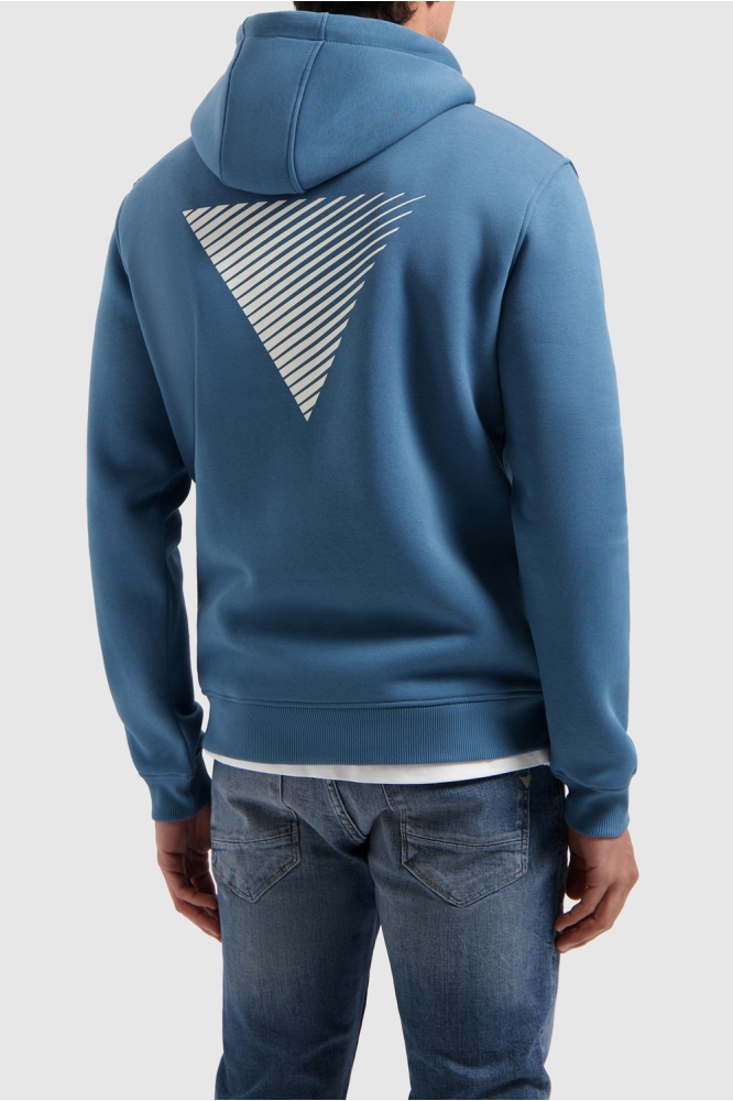 HOODIE 25010303 42 MID BLUE